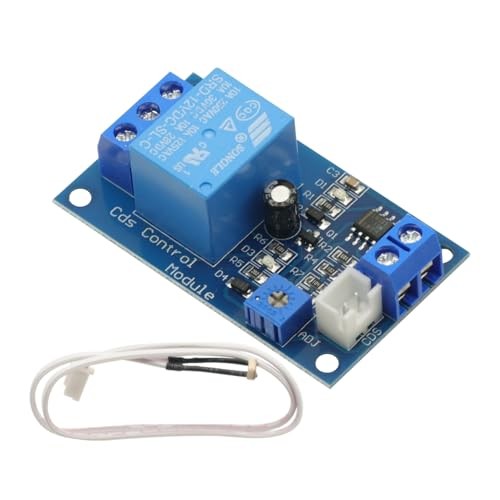 2PCS DC 12V Light Control Switch Photoresistor Relay Module Detection Sensor