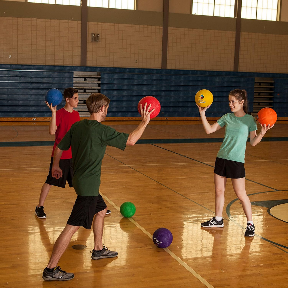 Playground Balls – Single Balls & Sets, Multiple Colors, Durable Nylon-Wound Con