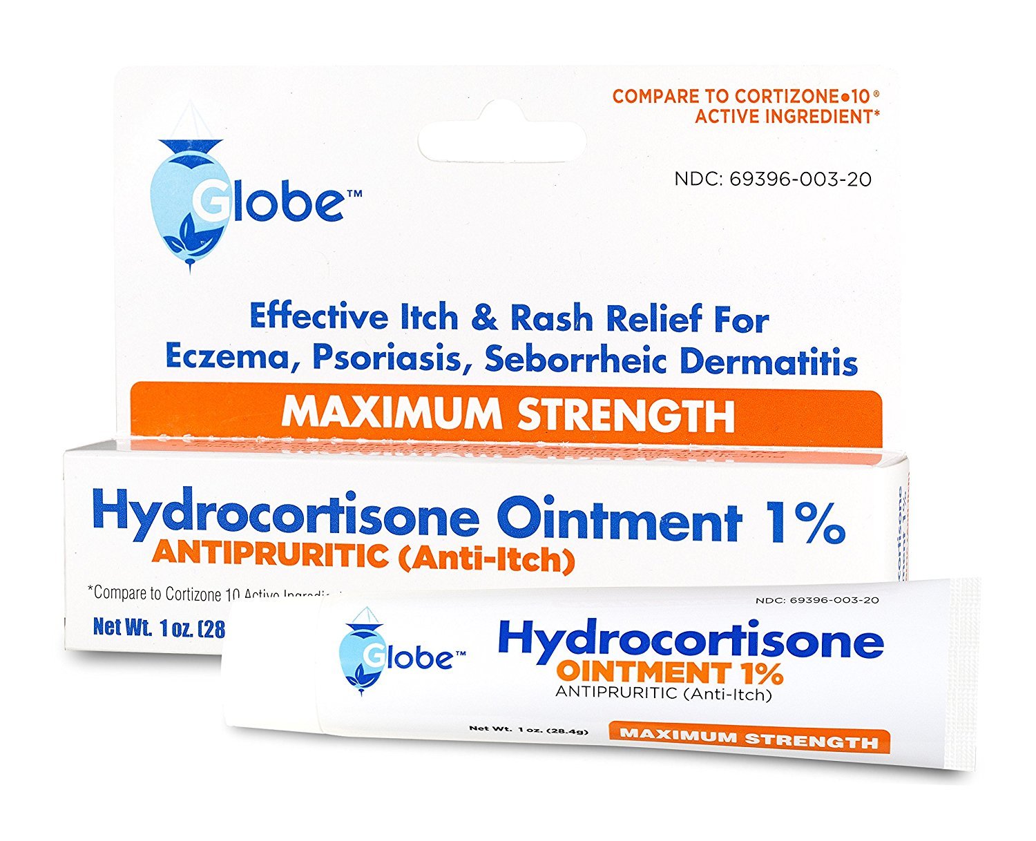 Hydrocortisone Ointment 1% 1oz Anti-Itch (Compare to Cortizone-10) - 3 pack