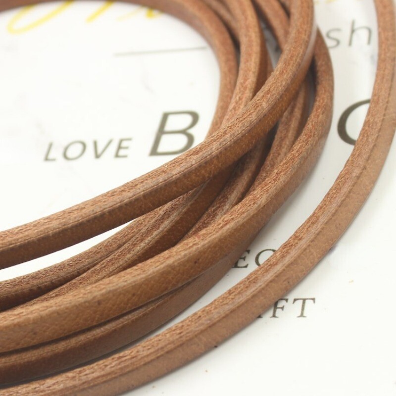 1Meter First Layer Cowhide String Genuine Leather Cord Rope Strap for Crafts DIY