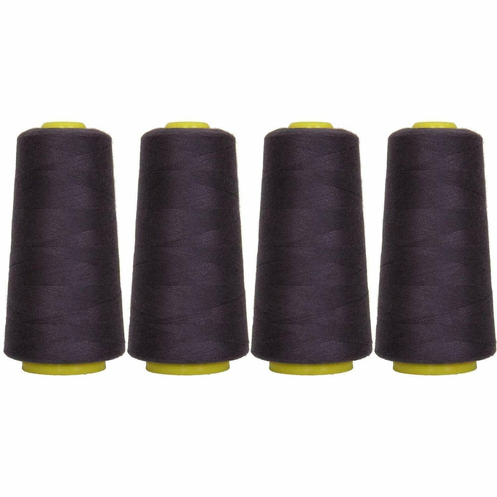 4 BIG CONES DK NAVY SEWING THREAD 2750 YD TEX 27 40S/2-THREADART