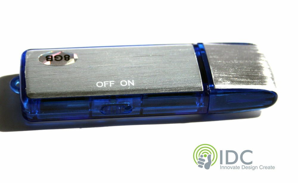 Digital Dictaphone Audio USB Device Listening Device Room Bug - 8GB Flash Drive