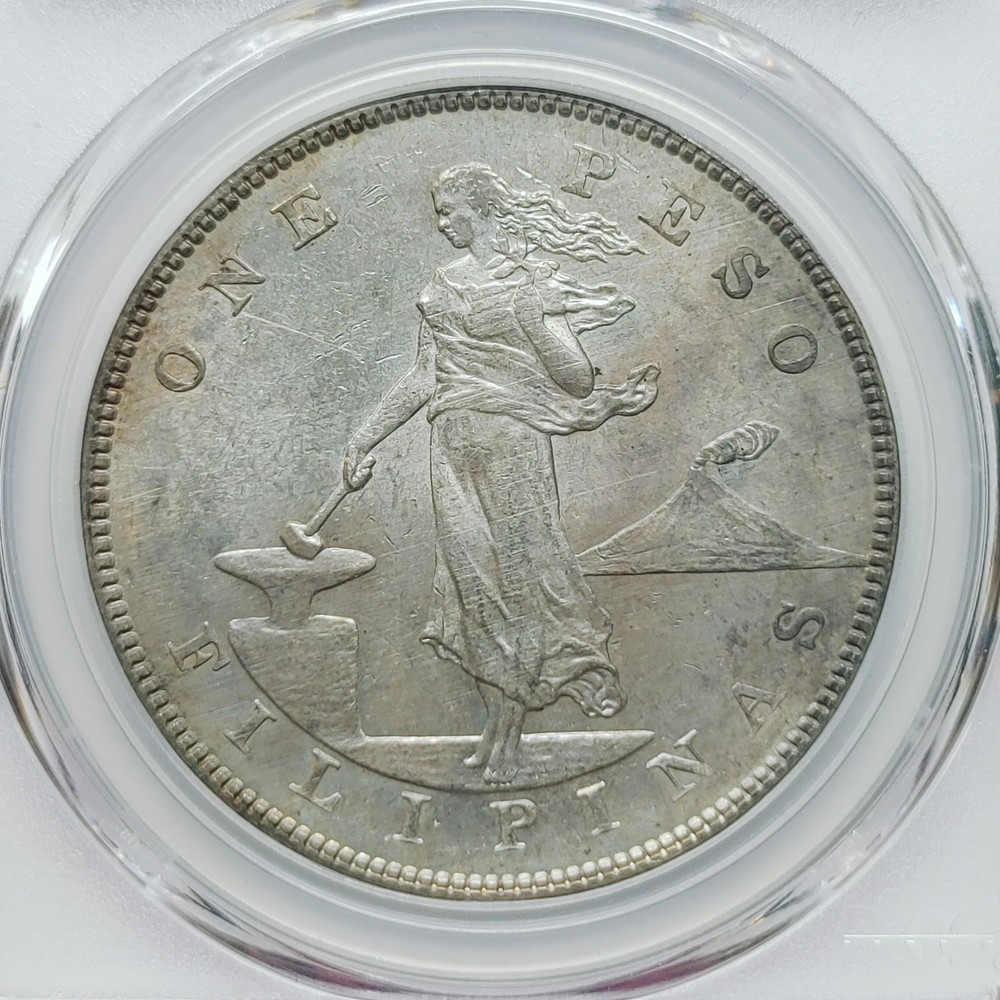 1903-S Philippines Peso MS62 PCGS 28982