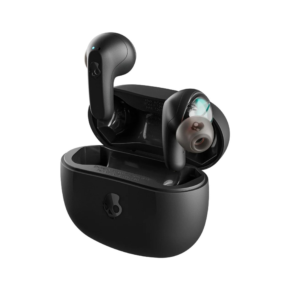 Skullcandy Rail XT True Wireless Ear Earbuds, True Black S2RLW-Q786