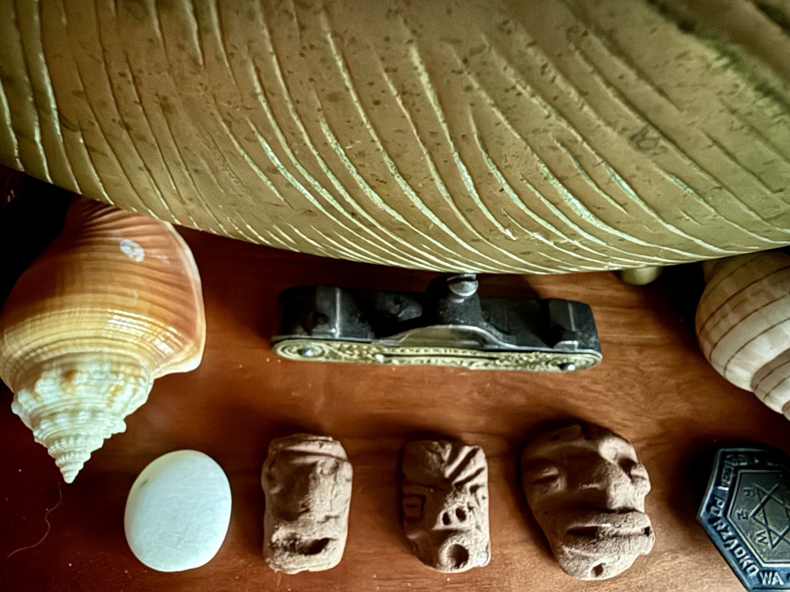 Ancient Pre Columbian Trophy Heads Effigy Polychrome Costa Rica Nicoya Honduras