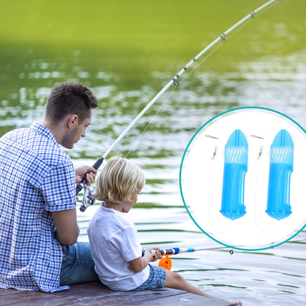 4 Pcs Fishing Bait Storage Basket Carp Method Feeder Cage Clip on Swivel