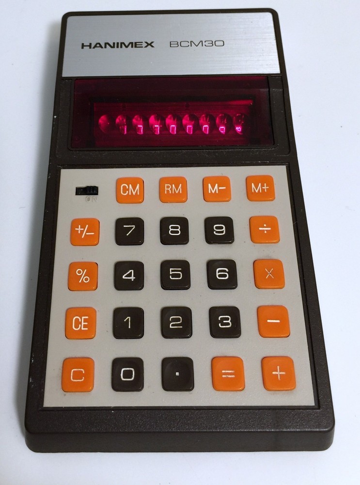 Vintage Hanimex BCM30 Calculator