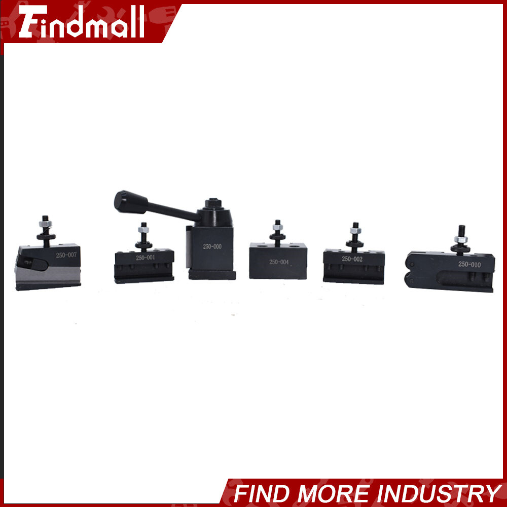 OXA 250-000 Wedge Type Quick Change Tool Post Holder Set For Mini Lathe Up to 8"
