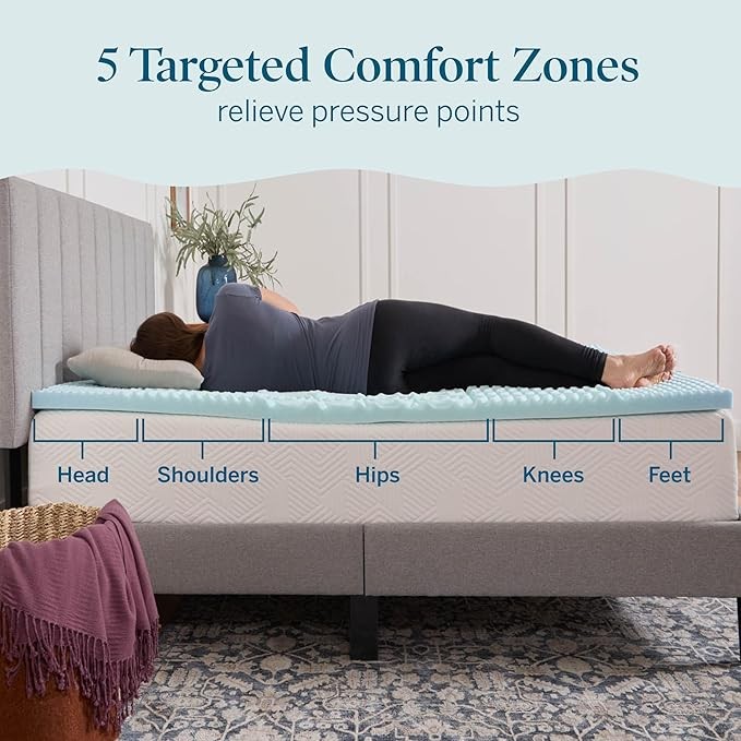 Gel Memory Foam Mattress Topper