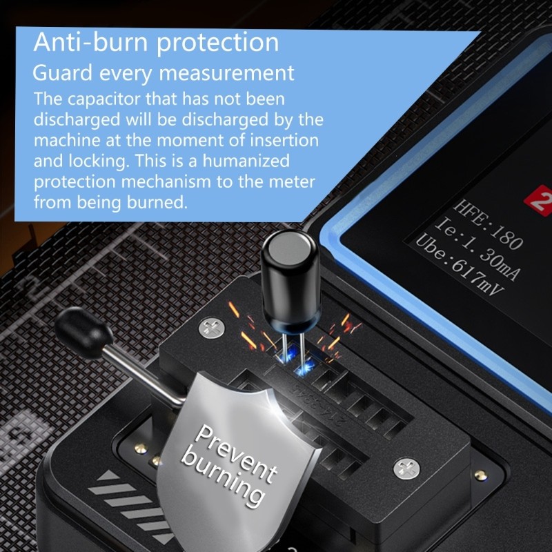 Multimeter Diode Triode Capacitance Resistance Inductance Battery Tester