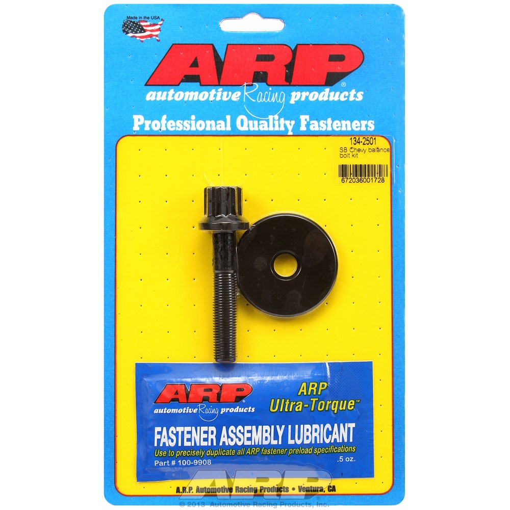 ARP Harmonic Balancer Bolt 134-2501; 12pt, 7/16-20 x 2.47 in. Black for SBC