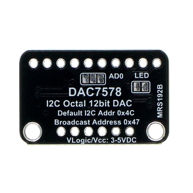 Low Noise 12 Bit Resolution I2C Module For High Precise Control