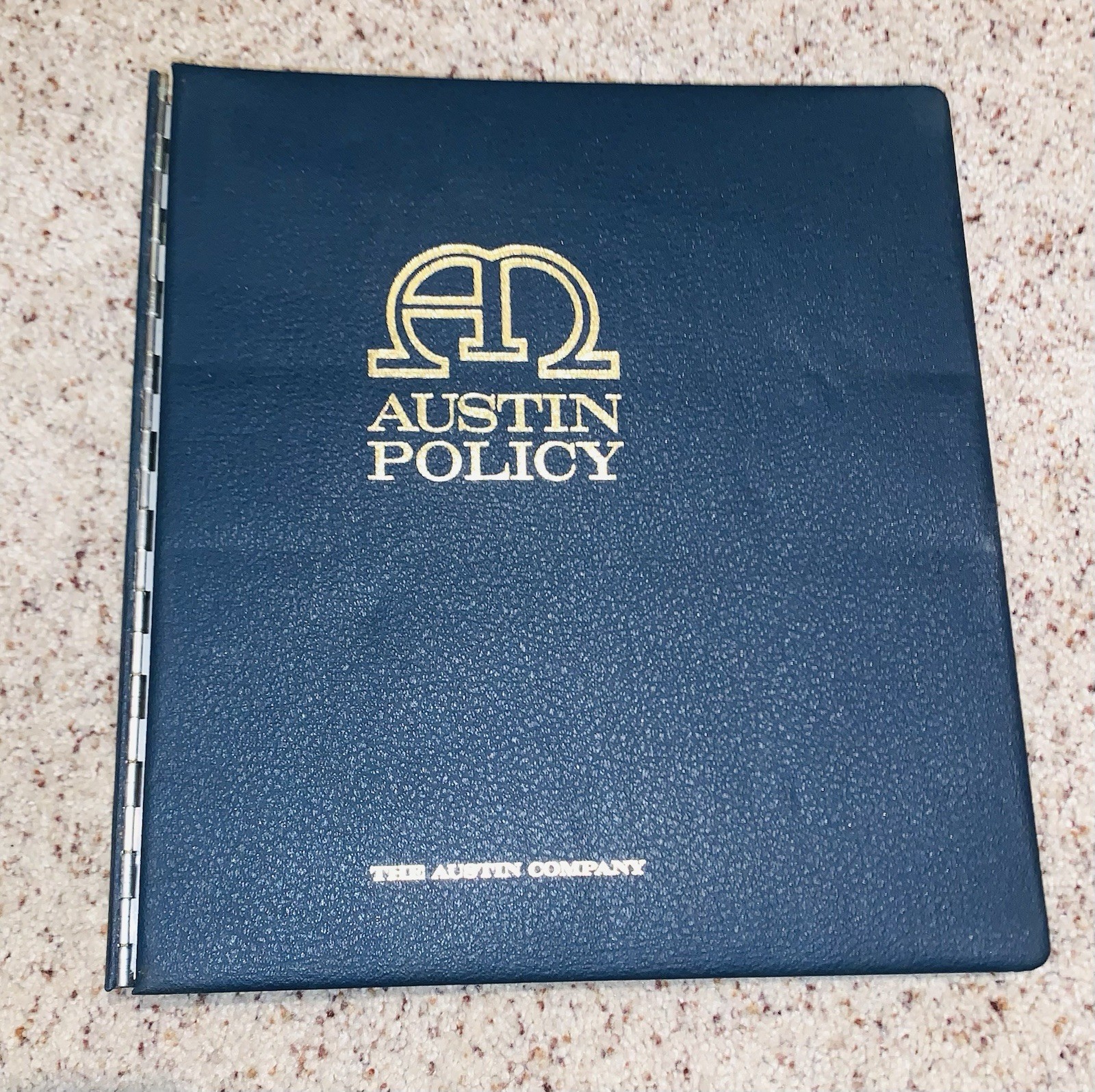 Heavy Duty Quality Metal Piano Hinge 3 Ring Binder Excellent Used Condition