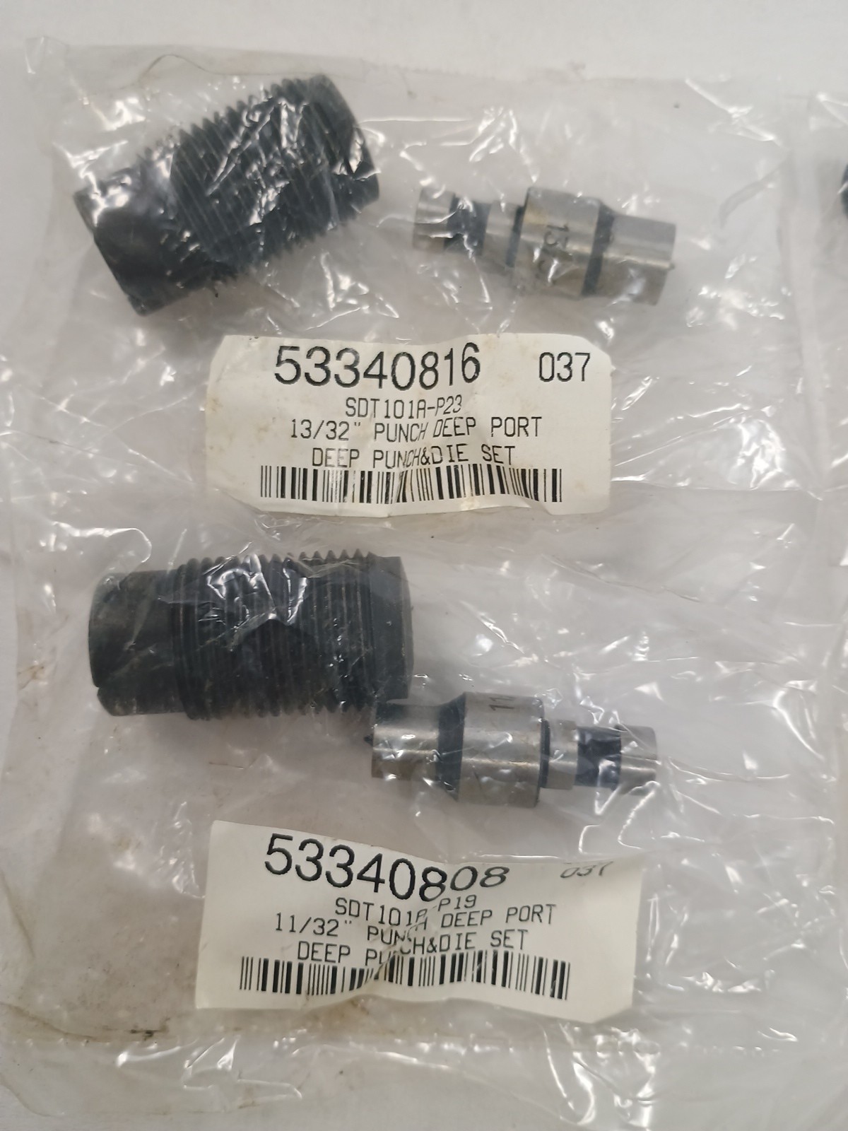 Roper Whitney Set of 4 Punches and Dies Deep port SDT101A