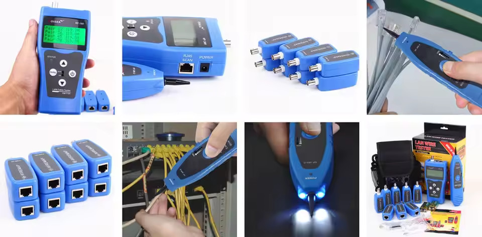 Network Cable Tester Network Cable Breakpoint Length Tester Cross Short Circuit