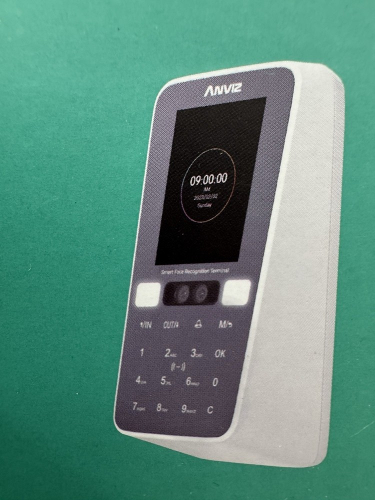 Smart FaceRecognition Terminal Biometric Time Attendance Clock Small Busines. A9