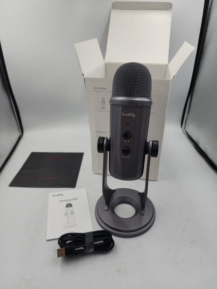 SmallRig Forevala 360 Degree U50 USB Microphone for Recording and Streaming