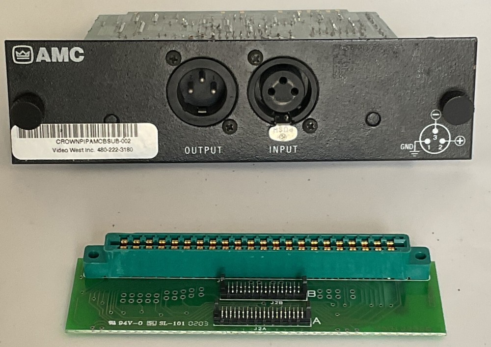 Crown PIP AMCb Input Card Programmable Crossover, Equilization & Compressor