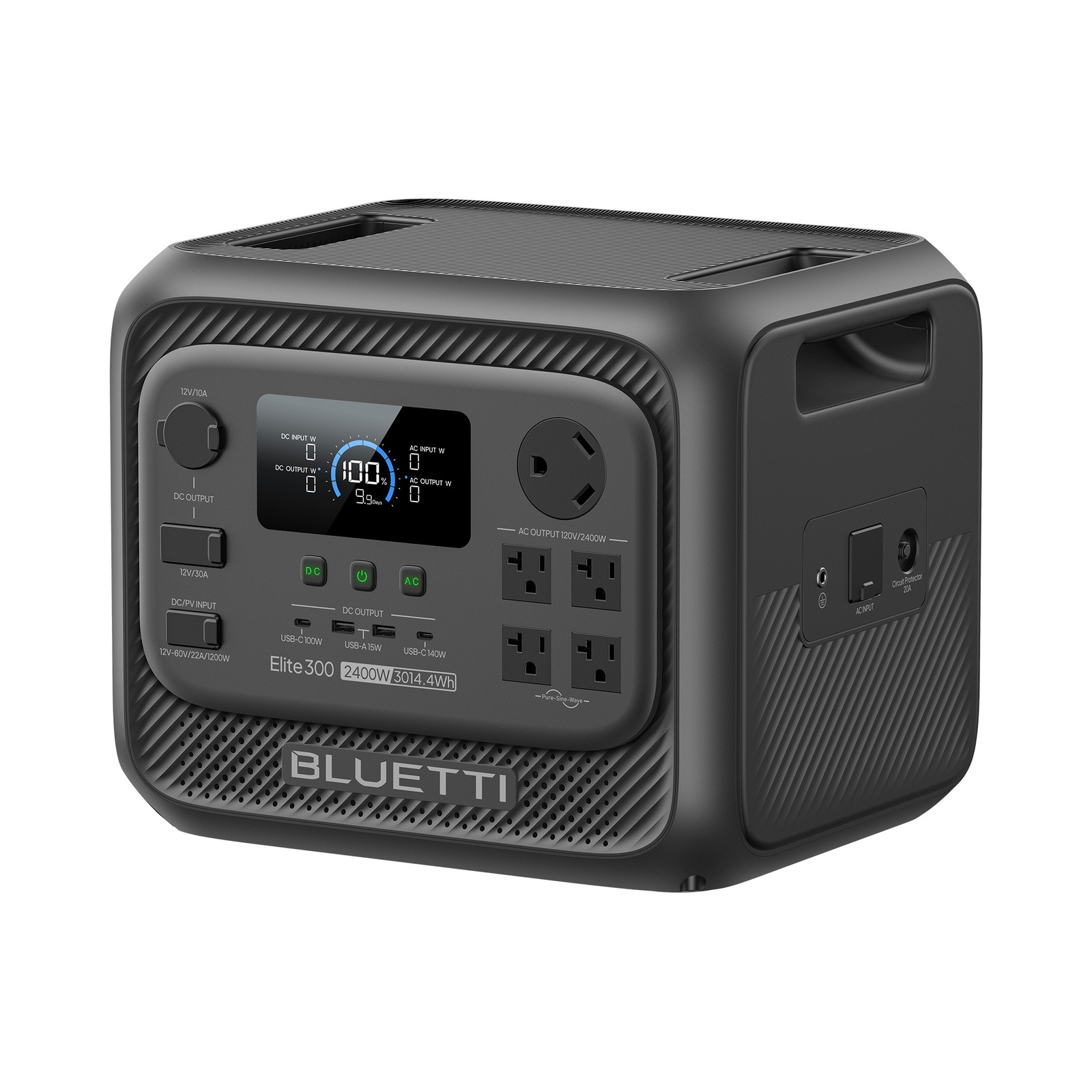 BLUETTI Elite 300 2400W 3014.4Wh Portable Power Station LiFePO4 for RVs Travel