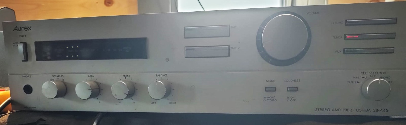 Aurex (Toshiba High End) SB-A45 Integrated HiFi Amplifier 40w + 40w