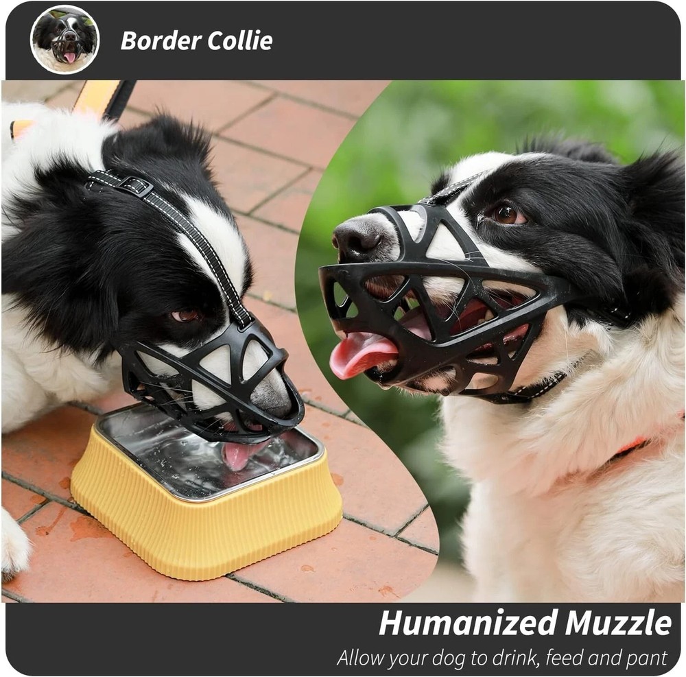 Dog Muzzle Soft Basket Muzzle for Medium Sized Dog