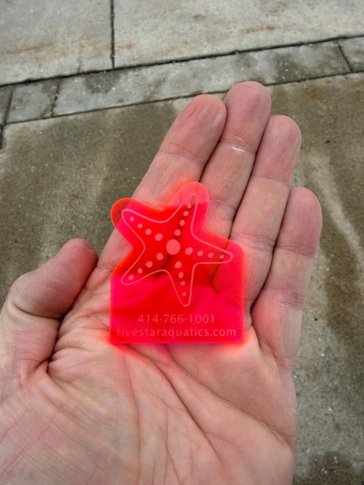Five Star Aquatics Diamond Polished Algae Scraper- Star Scraper