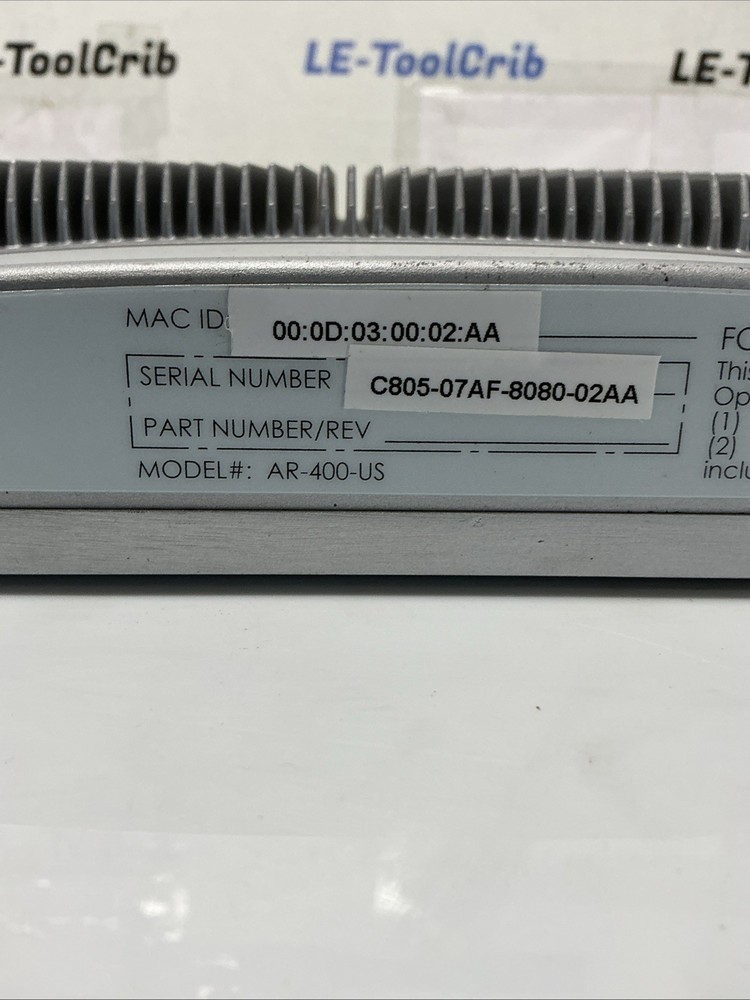 Matrics AR-400-US Industrial Fixed RFID Reader Controller X-149