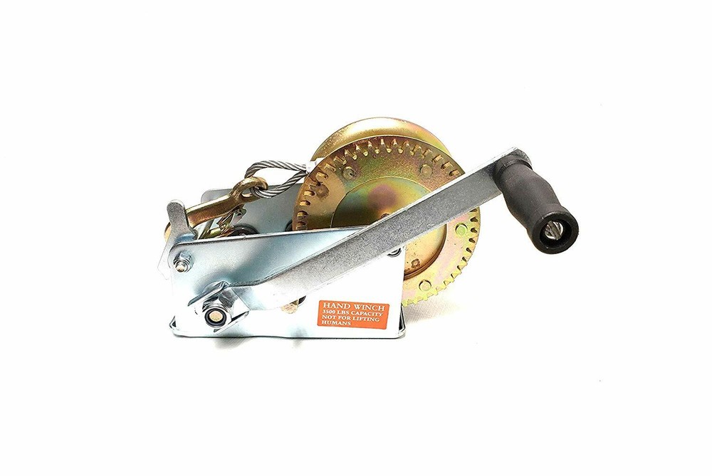 Voyager Tools Cable Winch Reversible Galvanized Steel Locking Hook (3500 LBS)