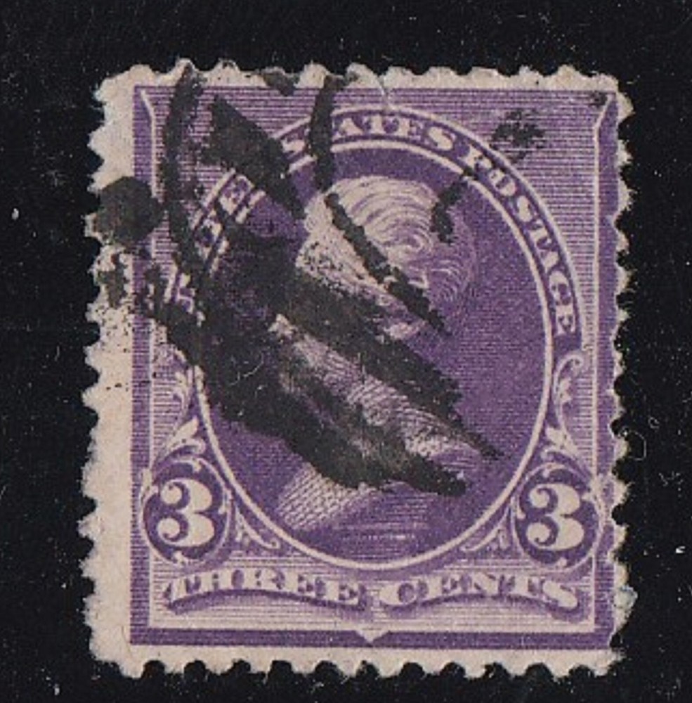 USA 1890 3c VIOLET JACKSON USED