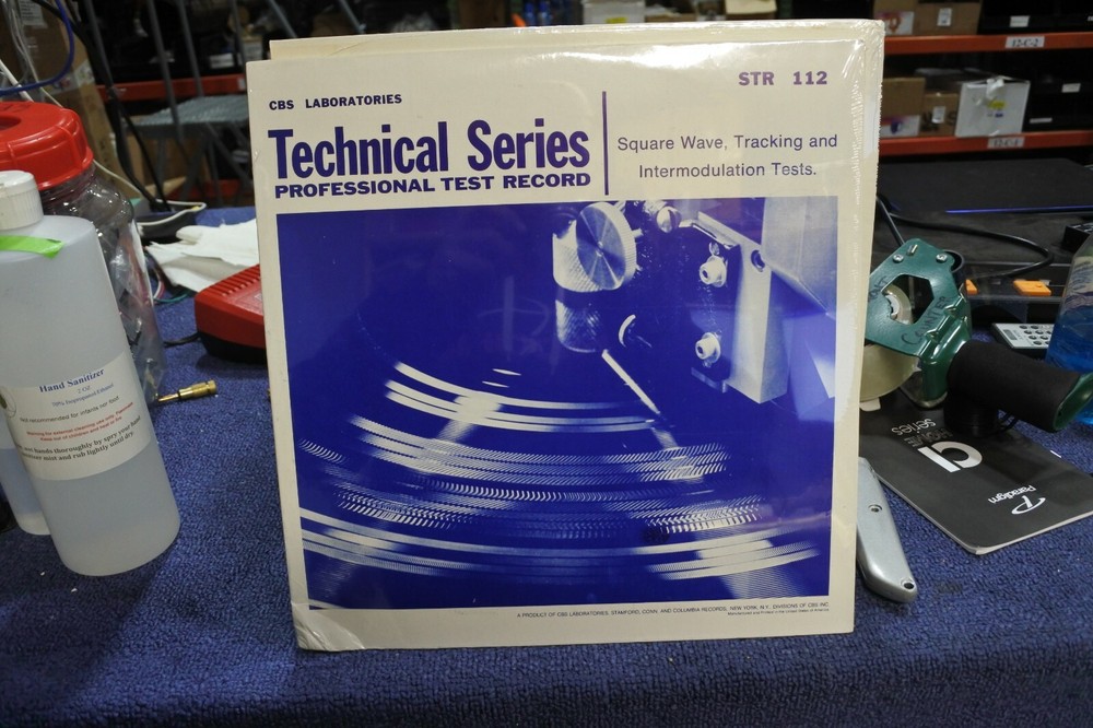 CBS LABORATORIES TECHNICAL,  PROFESSIONAL TEST RECORD, STR-112 NEW (E30)