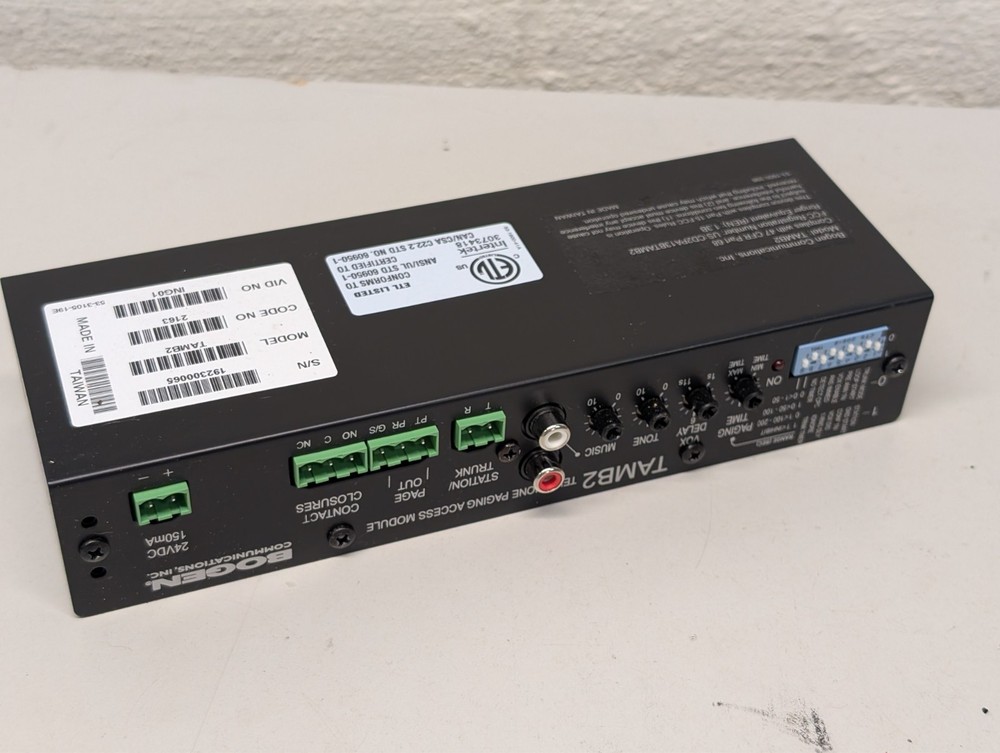 New Open Box Bogen TAMB2 Telephone Paging Access Module - NOS - READ
