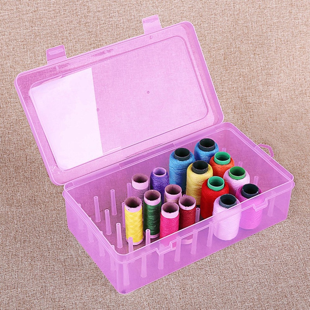 Sewing Thread Storage Box Sewing Reel Case Spool Thread Rack