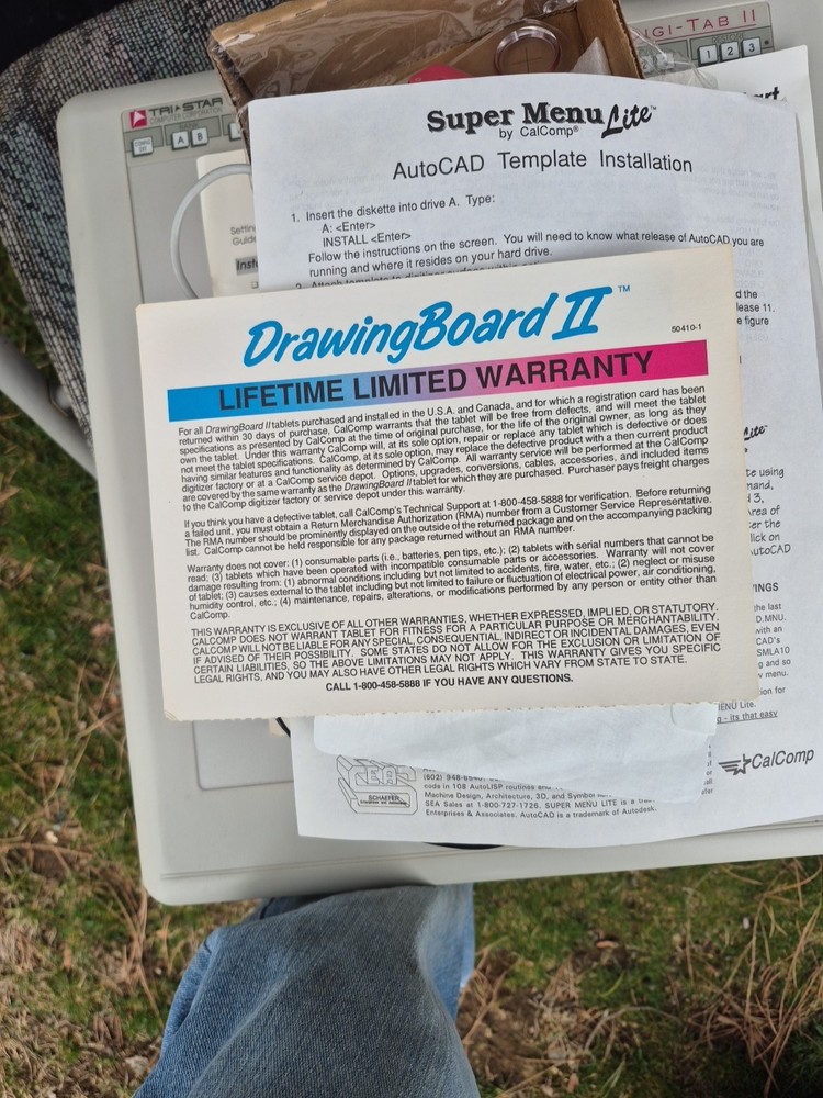 Tri-Star Computer Corp Digi-Tab II Digitizing Tablet (CalComp Model 33120)