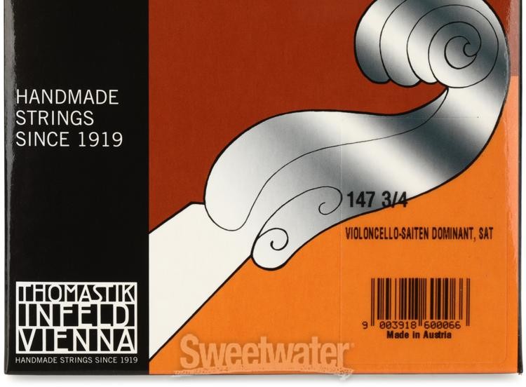 Thomastik-Infeld 147 Dominant Cello String Set - 3/4 Size