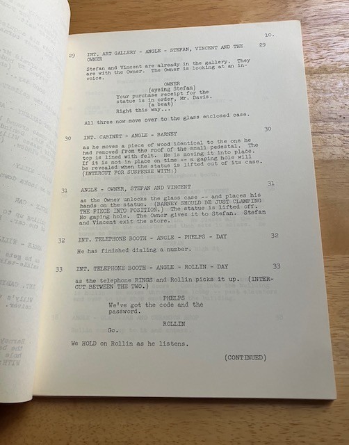 MISSION: IMPOSSIBLE script Mind Of Stefan Miklos FIRST DRAFT PRE-PRODUCTION ONLY