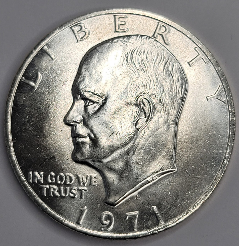 1971 S Eisenhower (Ike) Uncirculated 40% Silver Dollar