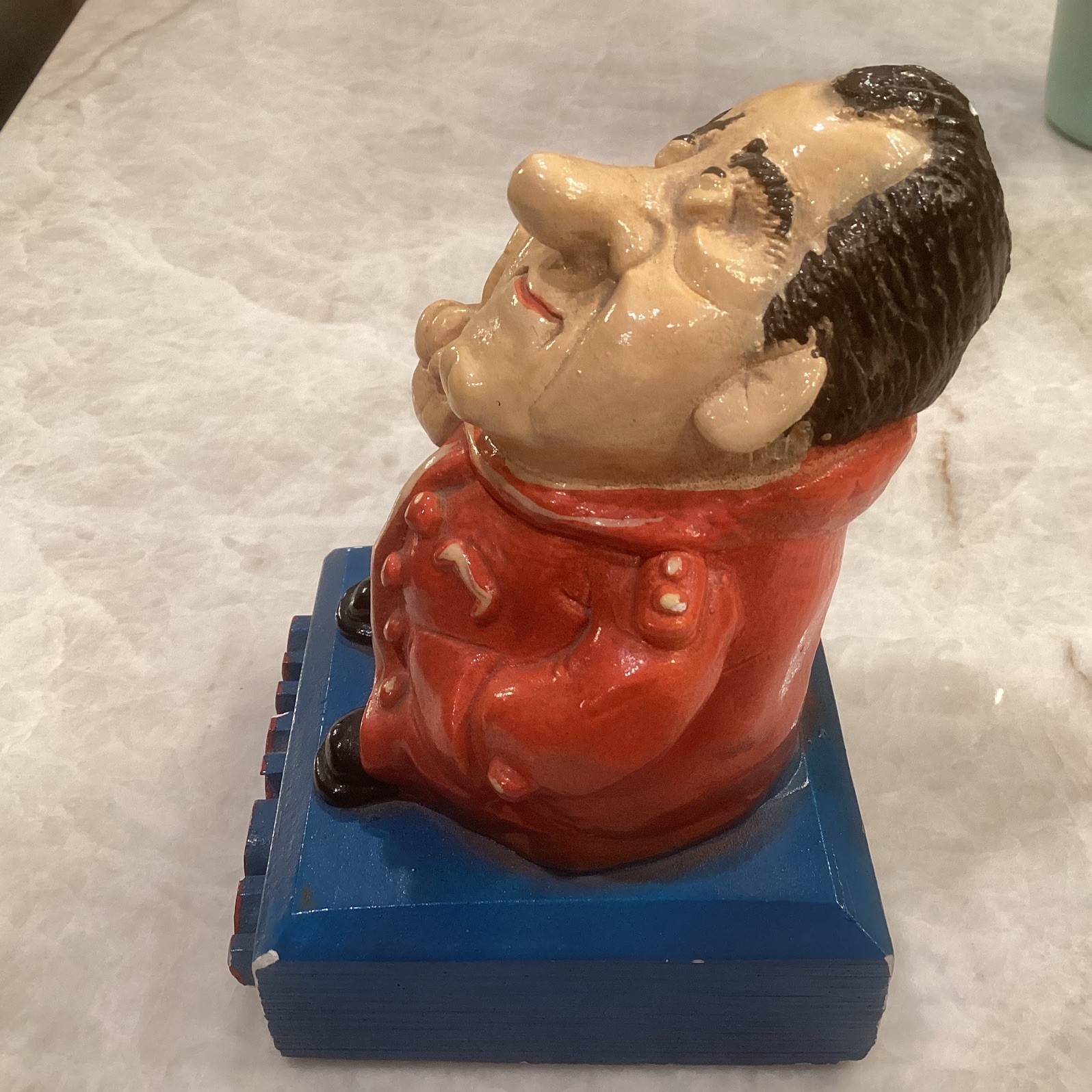 Vintage 70's Resin Richard Nixon Political Art Figure