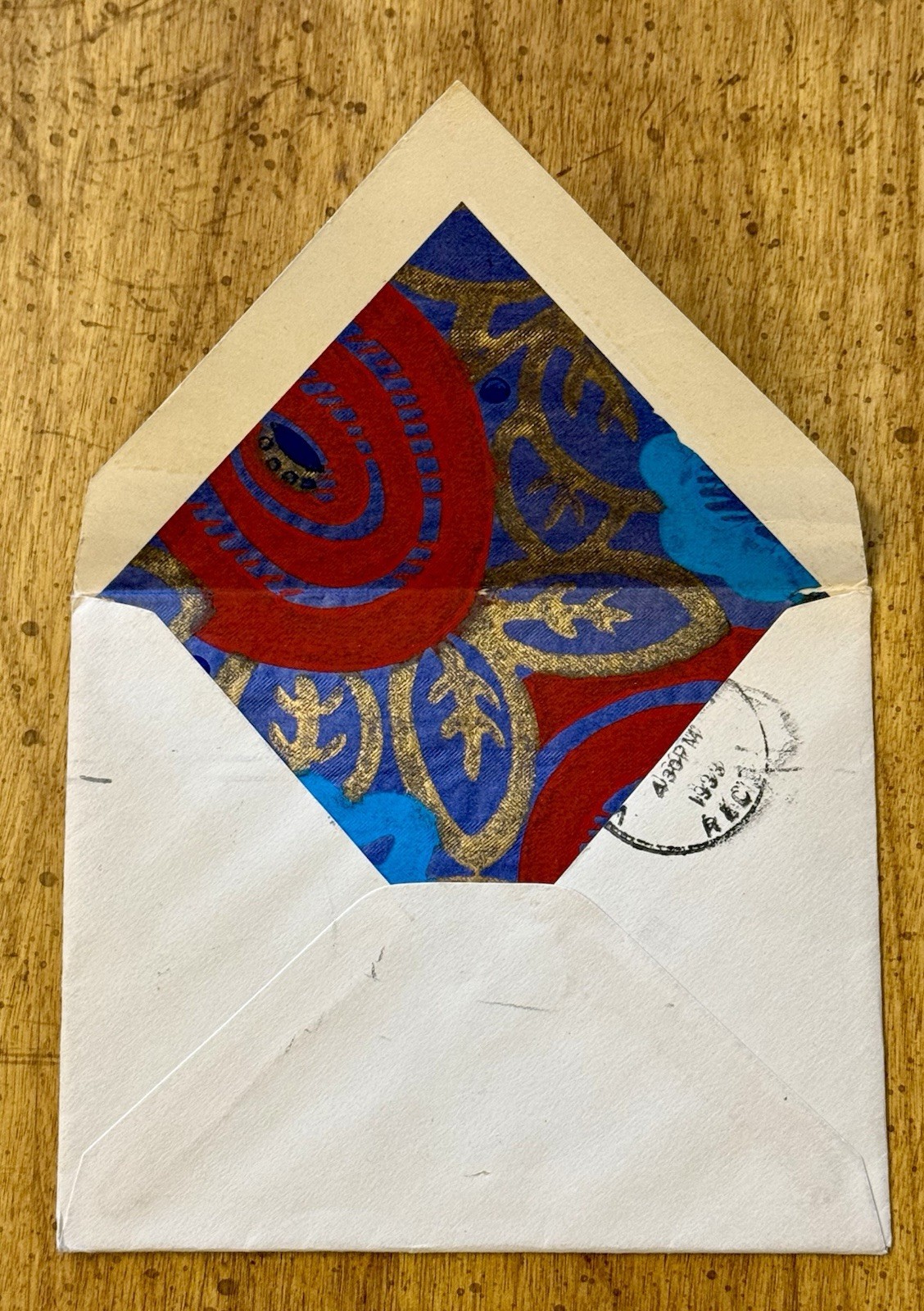 EARLY 1930s Merry Christmas African American Notecard With Postmarked Envelope