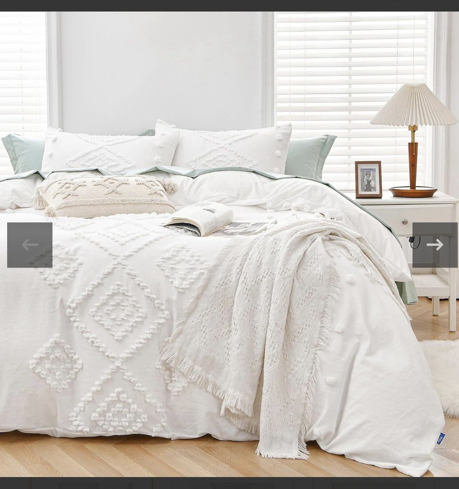 New Meila King Size Bed Set Beige