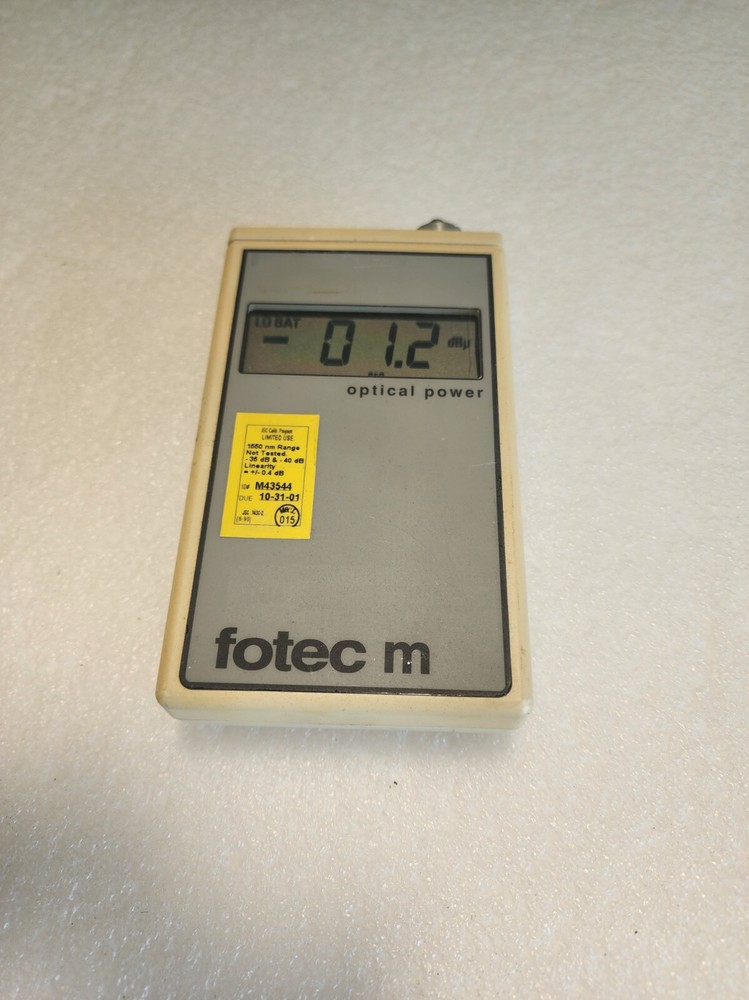 FOTEC M210A Fiber Optic Power Meter