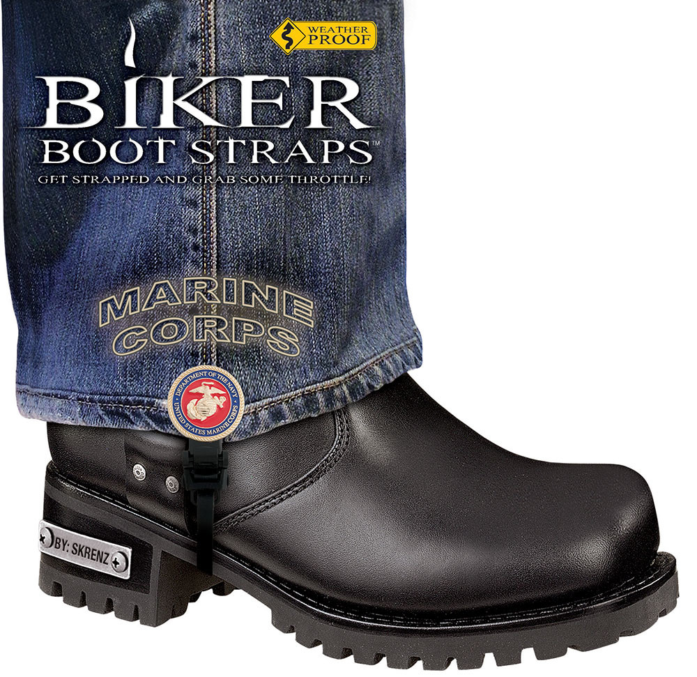 4" Marine Corps Biker Boot Stirrups