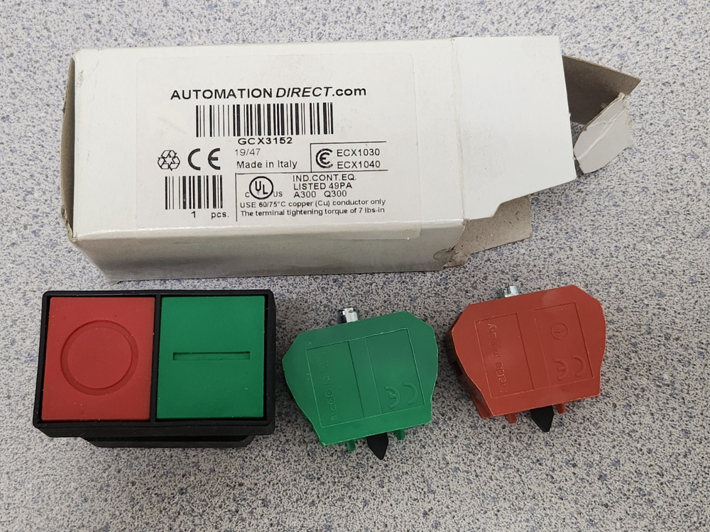 Automation Direct GCX3152 On/Off 2 button selector switch