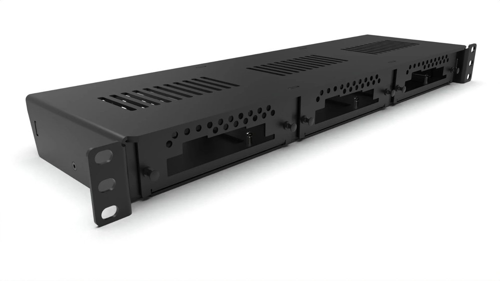 1U rack mount Pro Enclosed 3x Jetson - FRONT REMOVABLE