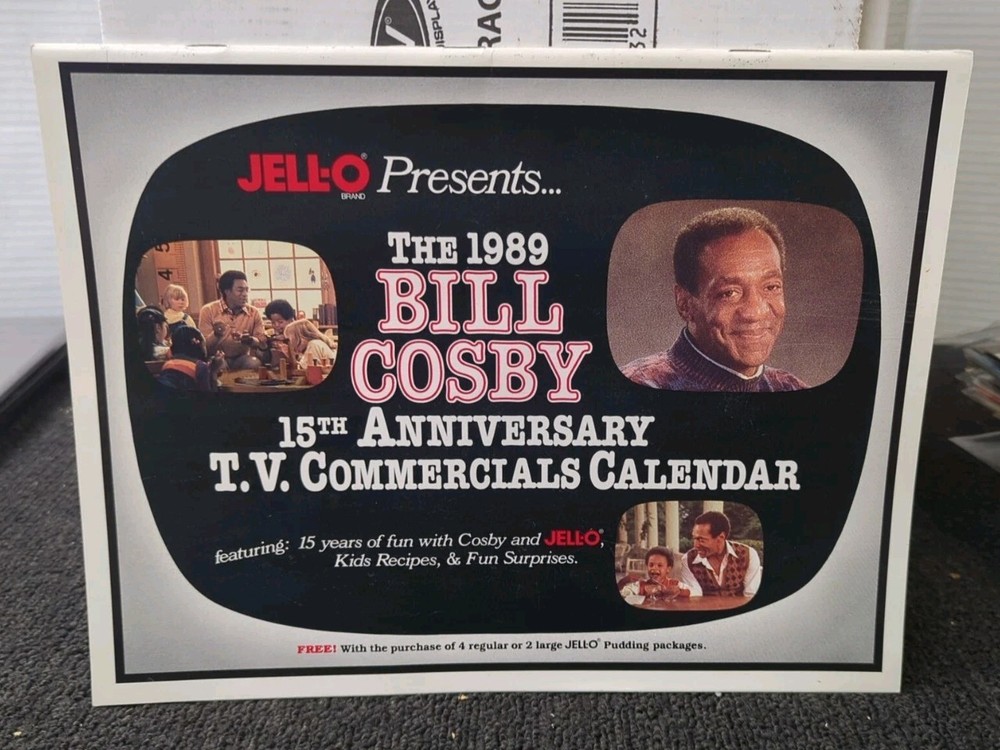 1989 BILL COSBY JELLO PUDDING CALENDAR VM06
