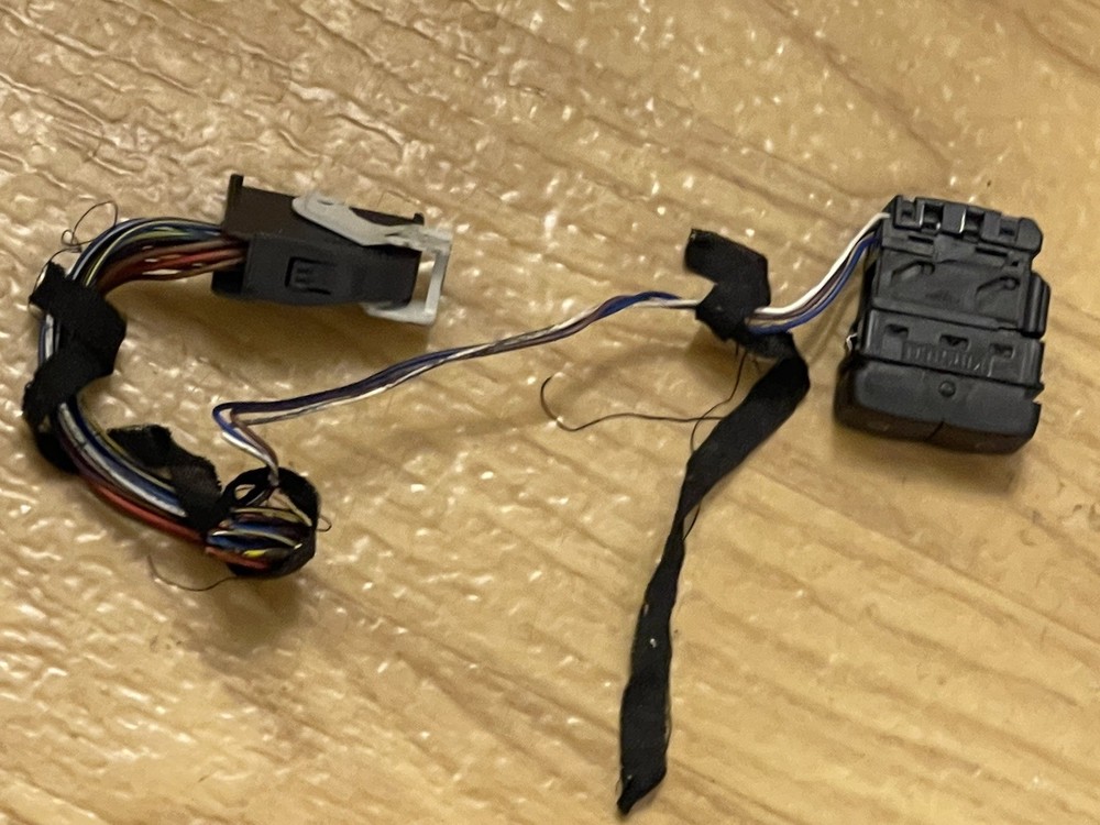 BMW E39 E38 Driver Side Seat Switch Connector Pigtail Harness Depth Adjustment