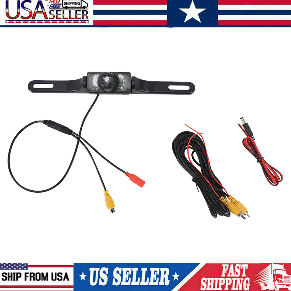 CMOS Car Rear View Backup Parking Reverse Camera Back Waterproof 7 LED