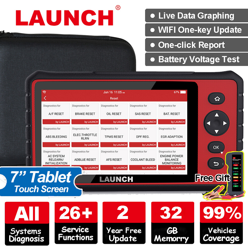 LAUNCH X431 CRP909 Pro All System Car OBD2 Diagnostic Scanner Key Programming