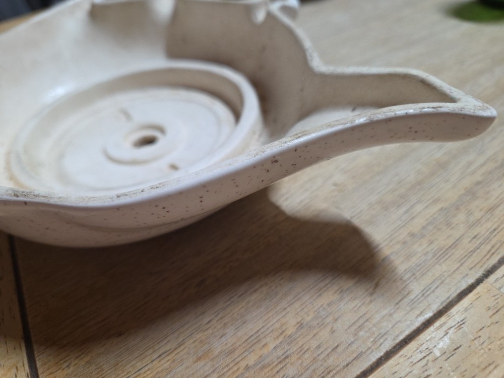 Tea\Coffee Pot Sessions Clock Ivory Ceramic: No Clock Restore Project A32