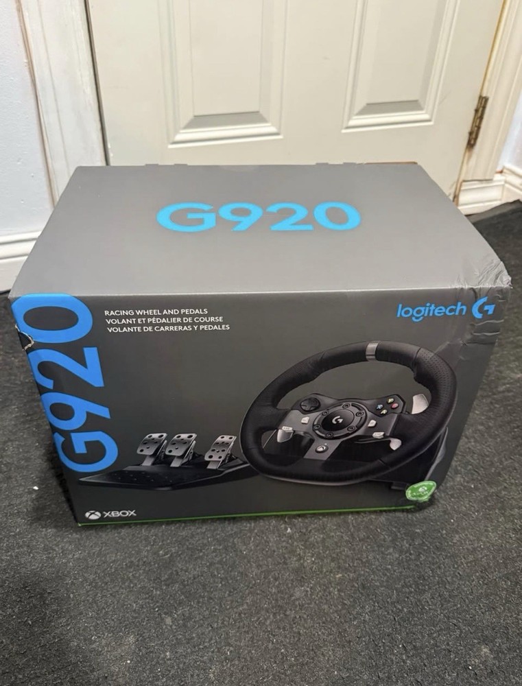 Logitech G920 Racing Wheel, Pedals & Shifter Bundle for Xbox