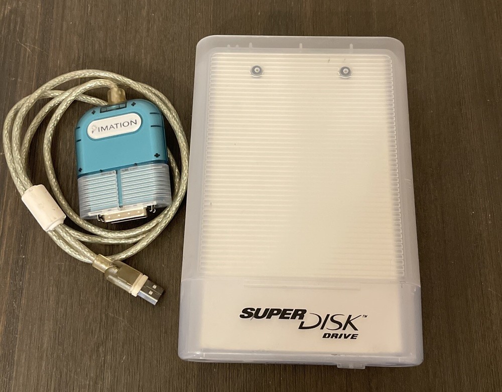 Imation Super Disk USB Drive for Macintosh SD USB M - No Power Cable Untested